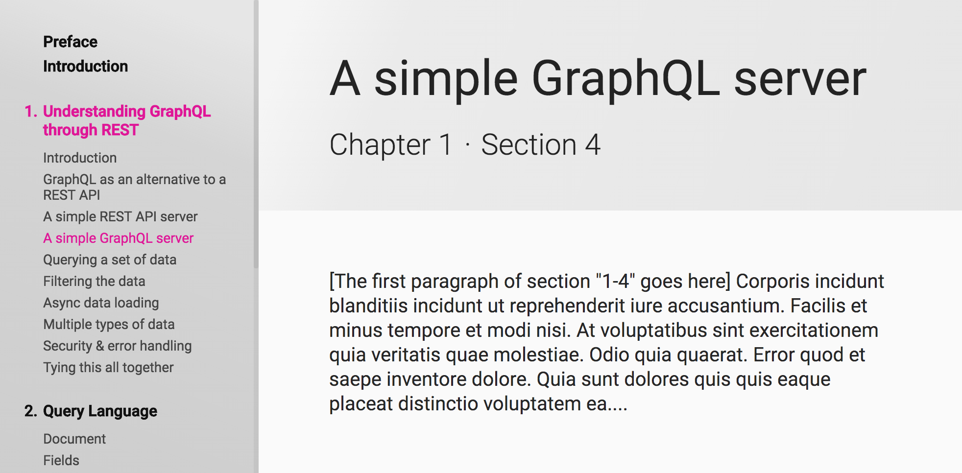 Section content