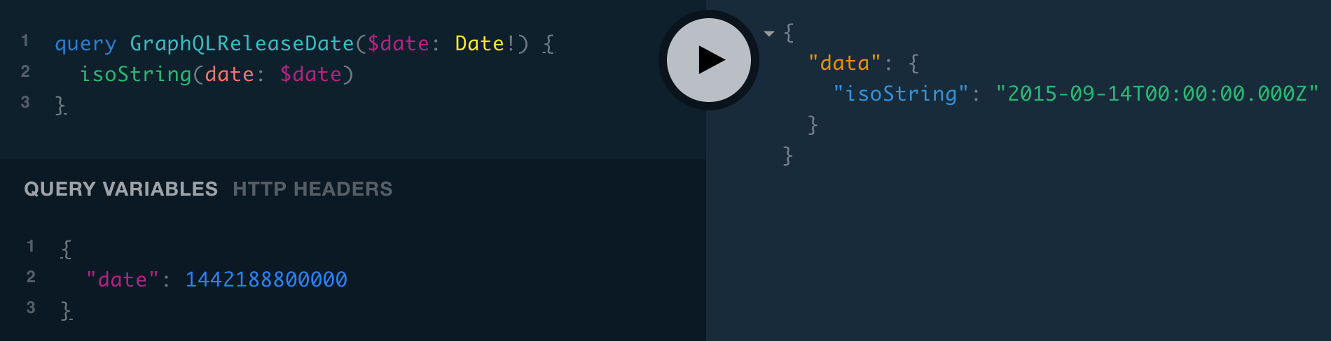 isoString query with a variable