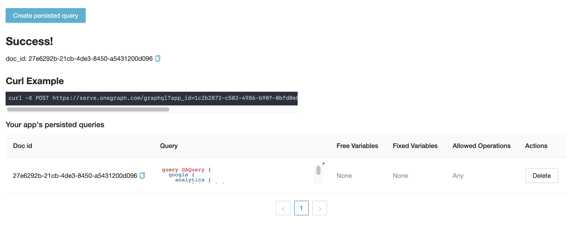 “Your app’s persisted queries”